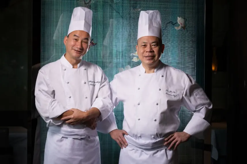 Chef Lau Yiu Fai and Head Chef Cheng Man Sang
